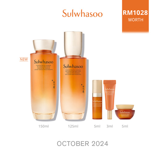 [NEW] Concentrated Ginseng Rejunevating Water 150ml + Emulsion 125ml Duo Set